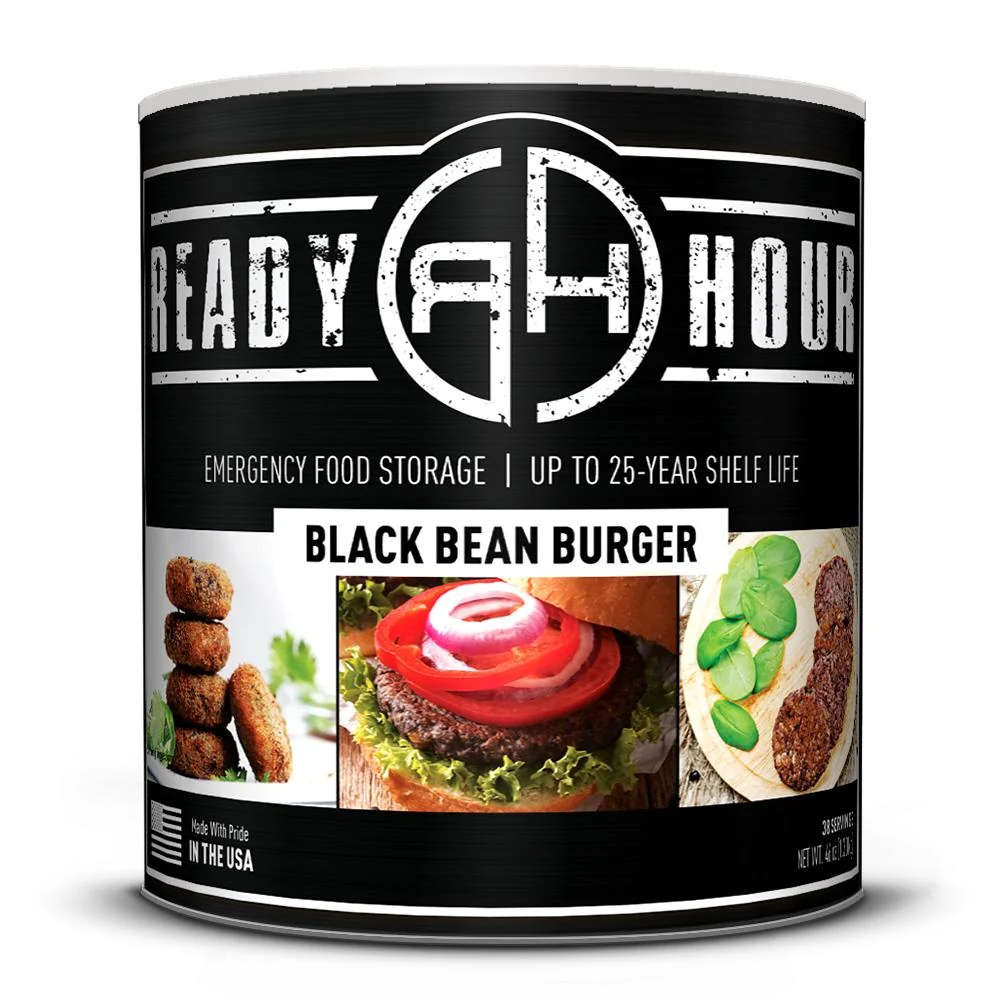 Black Bean Burger #10 Can - Image 4