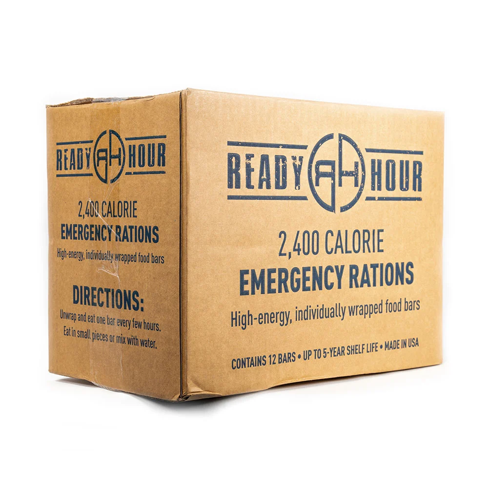 Ready Hour Case Pack: On-The-Go Emergency Food Ration Bars 2400 Calories (30-Pack) - Image 3