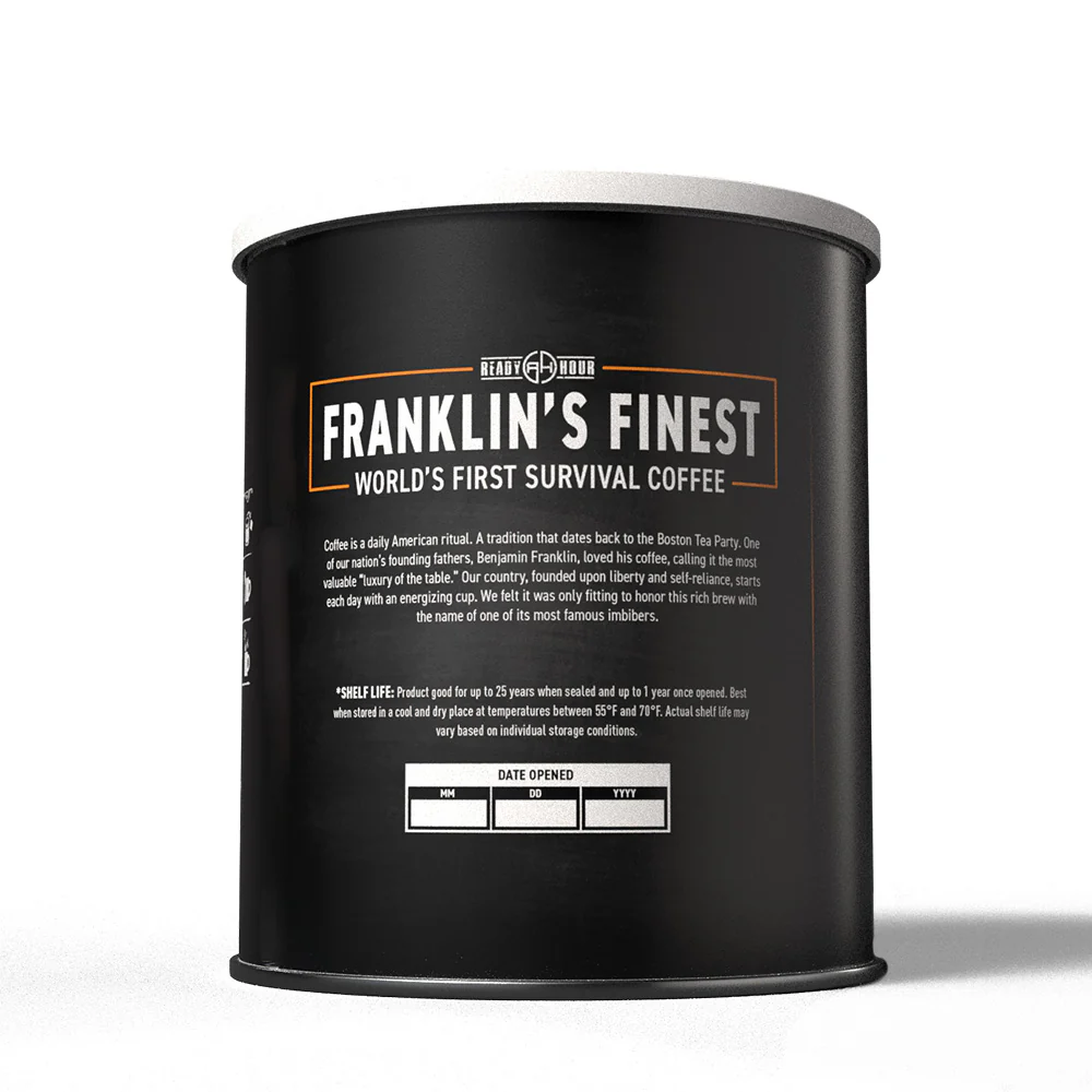 Franklin's Finest Coffee #10 Can (360 Servings) - Image 4