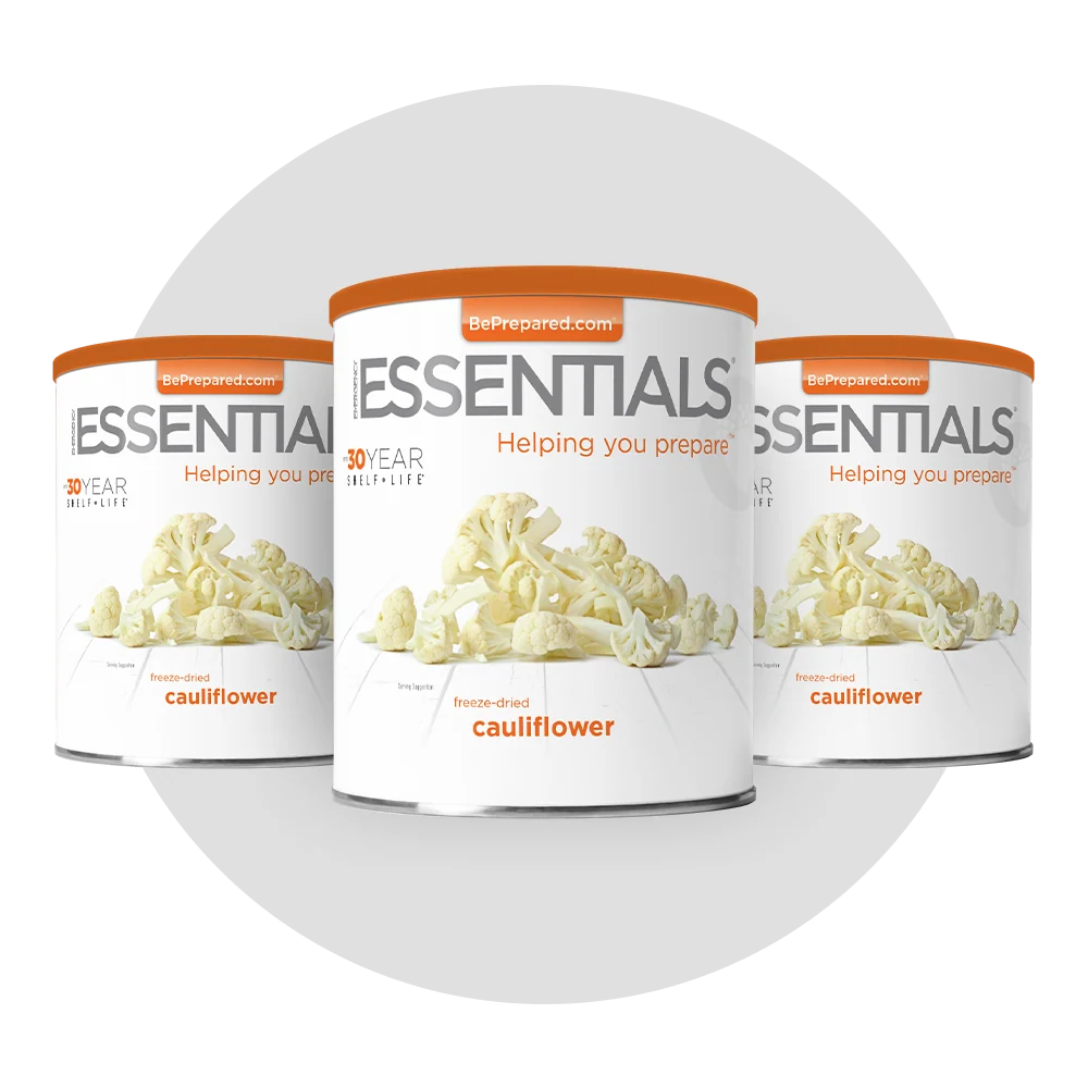 Emergency Essentials® Freeze-Dried Cauliflower Large #10 Can - Image 6