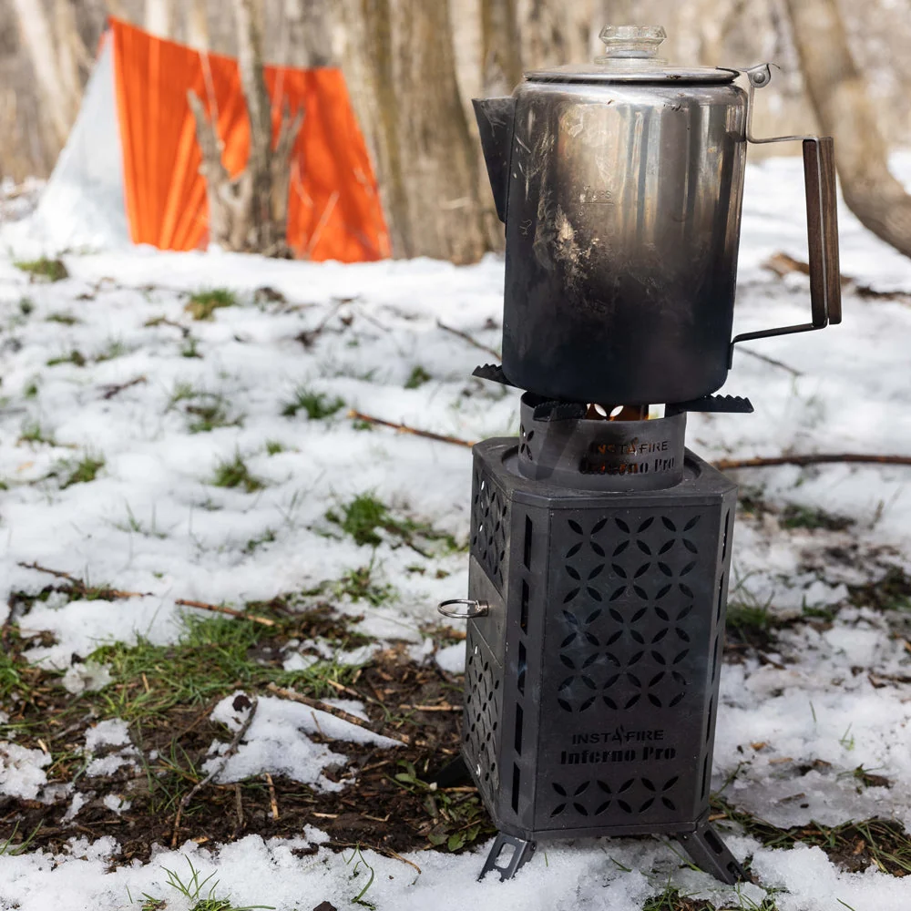Inferno Pro Stove with Chimney Grill Attachment from InstaFire - Image 15