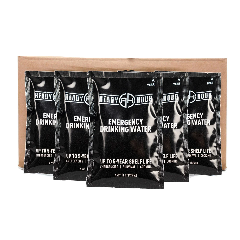 Emergency Water Pouch Case Pack (64 pouches) by Ready Hour - Image 6