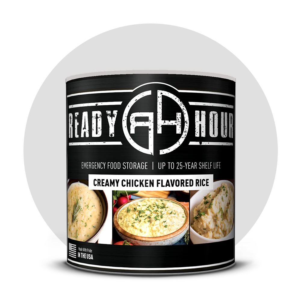 NEW - Ready Hour Creamy Chicken Flavored Rice #10 Can (18 servings) - Image 5