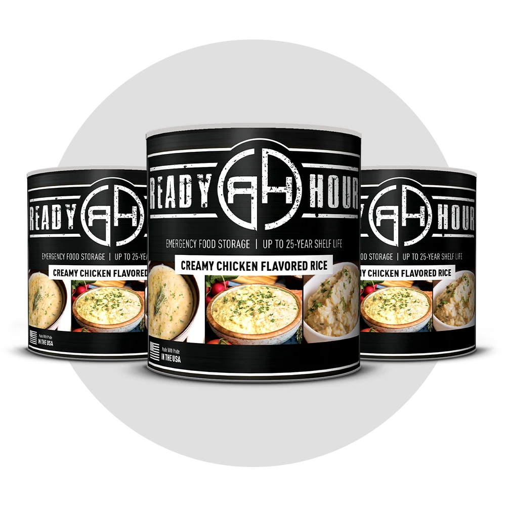 NEW - Ready Hour Creamy Chicken Flavored Rice #10 Can (18 servings) - Image 6