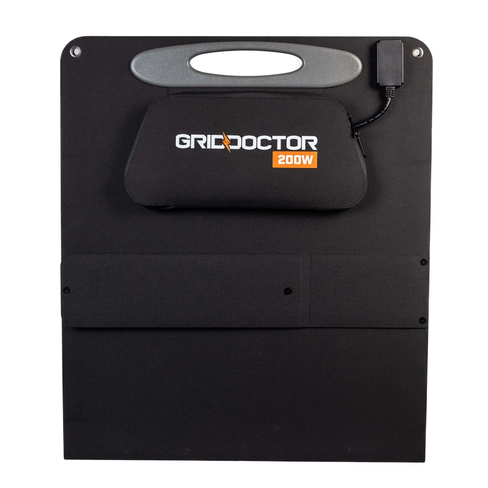 200W Solar Panel Kit by Grid Doctor for the 3300 & 2200 Solar Generator Systems - Image 3