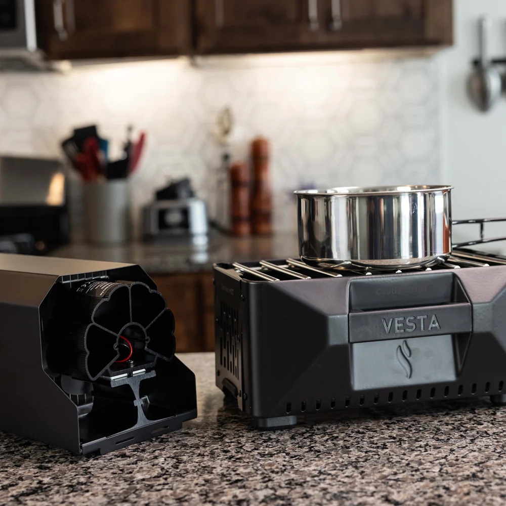 VESTA Indoor Space Heater & Cook Stove (WITH Self-Powered Fan) by InstaFire - Image 11